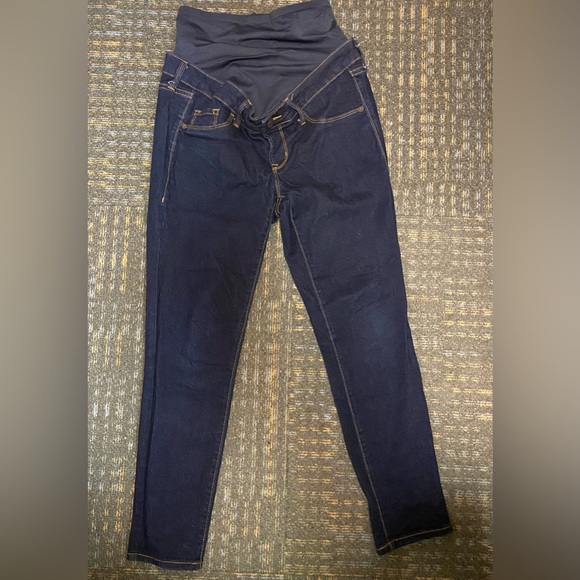 Rockstar full panel maternity jean Old Navy Sz: 8 short - Picture 3 of 6